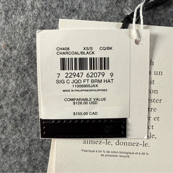 Coach Black and Gray Patterned Hat main image 6